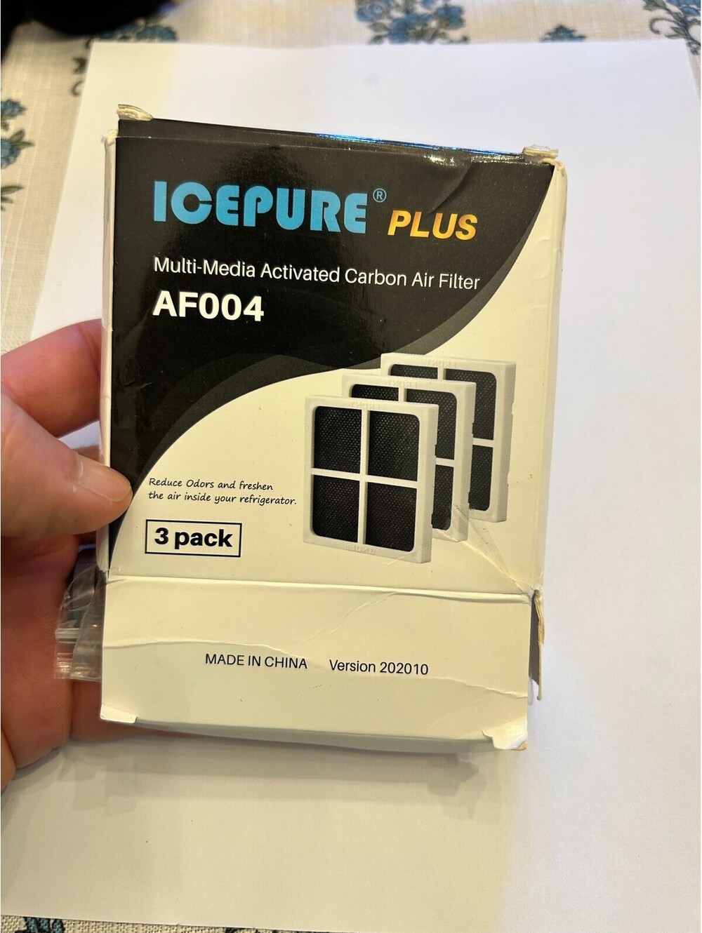 ICEPURE AF004 Refrigerator Air Filter 2 Pack Fits LG LT120F Kenmore Elite New